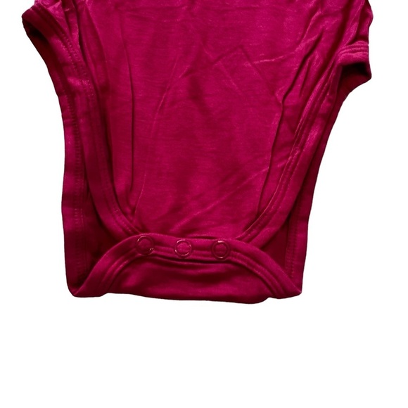 NWT Posh Peanut Peter Pan Collar One Piece Onsie Pink White 2T Bodysuit - Picture 3 of 6